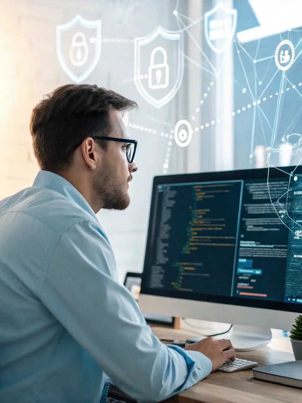 A cybersecurity expert analyzing data from the dark web to uncover potential threats and compromised information.